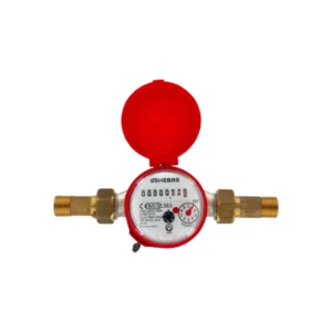 Medidor Agua Caliente Genebre 1” CON COLAS DE 3/4” Qn 1,5m3/h PN 16bar
