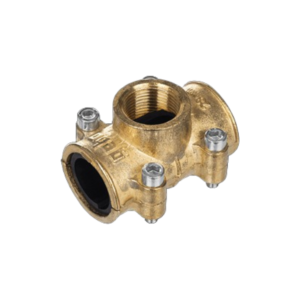 ABRAZADERA RB 54MM DE LATÓN(COBRE) ARRANQUE DE 1.1/4”